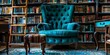 Vintage Library Holds Treasured Literary Collection for Book Enthusiasts. Concept Literary Classics, Antique Books, Reading Nook, Historical Novels, Vintage Book Collection