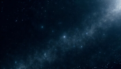 Poster - A starry night sky with twinkling stars, capturing the vastness of space, set on a dark background, embodies the concept of the universe. Generative AI