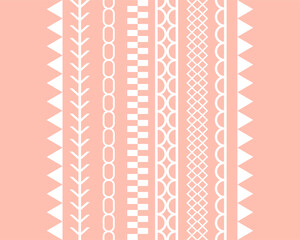 Sticker - handmade pack of lace pattern border background design