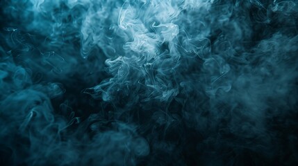 Poster - mystical smokey fumes with dark backdrop. central space for your message.