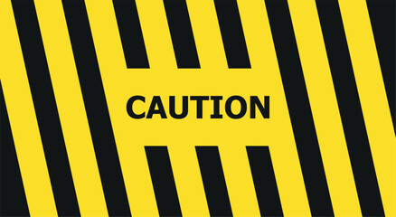 Poster - warning sign, warning text, warning text, traffic lane warning sign