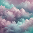 Candy floss colors clouds texture background - abstract fantasy cloud background with soft pink and blue colors