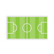  Soccer field icon flat vector. Stadium pitch. Top football match isolated.Flat design.