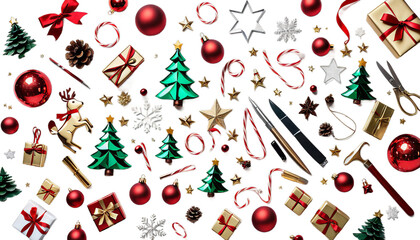 Wall Mural - wallpapers shiny christmas red background glistering star abstract light bokeh new year holiday patt
