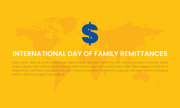 International Day of Family Remittances, held on 16 June.