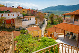 Fototapeta  - Colorful Archanes cretan village 