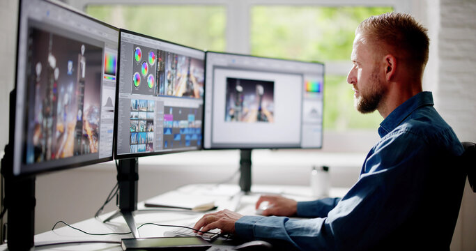 Video Editor Using Software For Edit