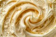 Swirling creamy texture