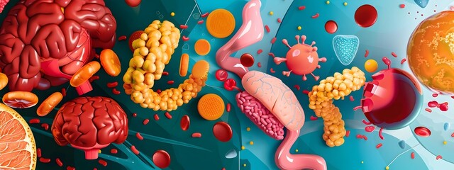 Poster - metabolic effects of hormones infographic