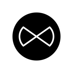 Wall Mural - infinity icon vector. mobius loop shape illustration sign. unlimited symbol. forever logo.