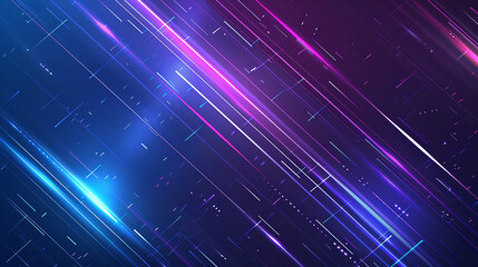 Wall Mural - Glowing dynamic lines background. Abstract futuritsic hi-tech