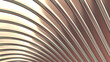 Abstract background, 3d gold metal wavy stripes pattern, interesting striped 3D wallpaper.