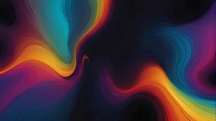 Wall Mural - Light Art Wallpaper Texture Illustration Wave Pattern Rainbow Design Inspiration. modern abstract background with space for design color gradient