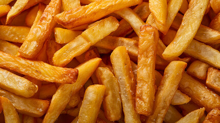 A close up of french fries.