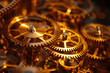 © yuzy - Clock dials, gears
