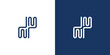  Modern and unique WM logo design