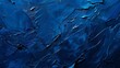 Abstract blue oil painting. Rough brushstrokes of blue oil paint on canvas.