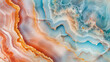 © Klay - agate stone pattern with rich pastel tones and gold, blue turqoise, details for luxury background