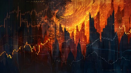 Poster - Historical Index Performance During Economic Cycles Illustrated in Data Visualization