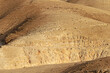Dry sand mountain detail landscape in Palestine