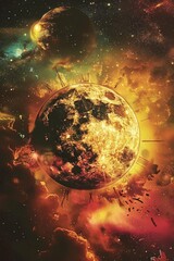 Wall Mural - sci-fi time travel