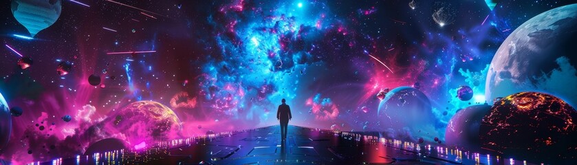 Wall Mural - sci-fi time travel