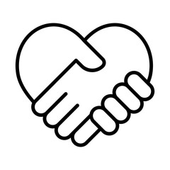 Fototapete - friendship icon