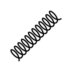 Fototapete - Spring, coil and absorber icon
