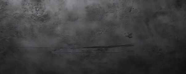 Wall Mural - Textured Elegance: Abstract Dark Gray Concrete Surface with Natural Patterns Banner