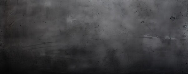 Wall Mural - Textured Elegance: Abstract Dark Gray Concrete Surface with Natural Patterns Banner