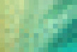 Gradient background from green squares. Modern transparent greeny template design for publication, poster, calendar, post, screensaver, wallpaper, cover, banner, website. Vector illustration