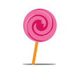 Candy vector illustration, candy flat icon