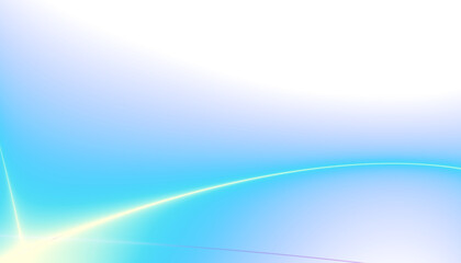 Poster - Energy lines with transparent gradient background. Elegant rainbow colours wavy line on Transparent png overlay background