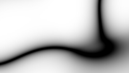 Poster - Abstract black blur thin linear abstract curved wavy wide pattern for background, wallpaper, banner, label etc. Overlay png design