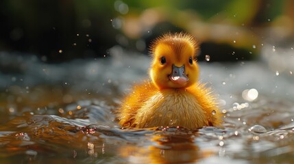 Wall Mural - a duckling