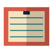 notepad clipboard flat icon