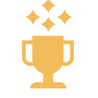 gold trophy cup icon