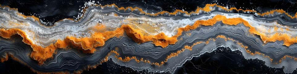 Poster - Captivating Black Marble Texture with Swirling Patterns and Dynamic Energy for Luxury Interior Design,Architecture,and Creative Visuals