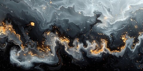 Poster - Captivating Cosmic Chaos:Swirling Energies of a Primordial Marble Universe