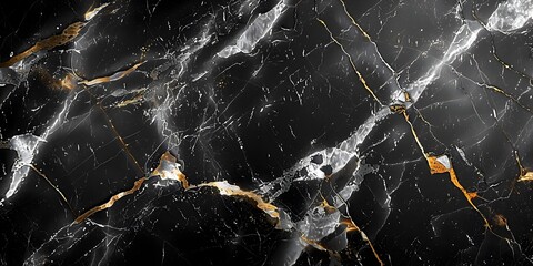 Poster - Captivating Monochrome Marble Texture with Intricate Patterns and Veined Designs for Elegant Backgrounds