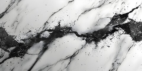 Aufkleber - Elegant Marble Texture with Dramatic Cracks and Veins,Showcasing the Natural Beauty and Luxurious Sophistication of this Premium Stone Material