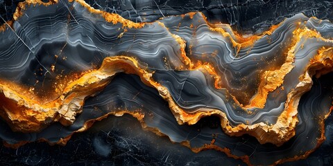 Poster - Mesmerizing Marble Swirls of Ethereal Elegance:A Captivating Natural Backdrop for Expressions and High-End Design