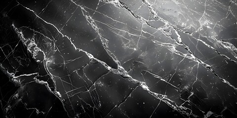 Poster - Captivating Monochrome Marble Texture Backdrop for Sophisticated Designs and Branding