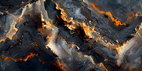 Aufkleber - Mesmerizing Marble Backdrop:Dramatic Geological Patterns and Textures for Elegant Designs