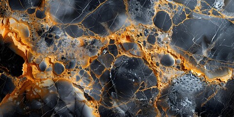 Fototapete - Captivating Marble Backdrop with Intricate Patterns and Dramatic Textures