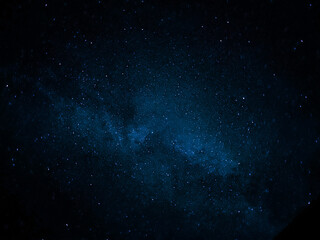 Wall Mural - photo of the starry sky and the constellation of the milky way