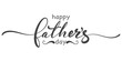 © sense - Happy Father's day calligraphy greeting card. Modern vector brush calligraphy. Happy Father's Day typography design, hand drawn lettering