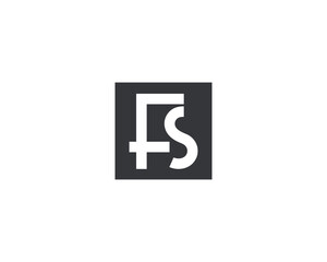 Creative Letter FS Logo Design Icon