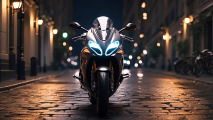 motor bike front light style 