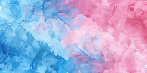 Poster - Close up of a vibrant blue and pink background, suitable for various design projects